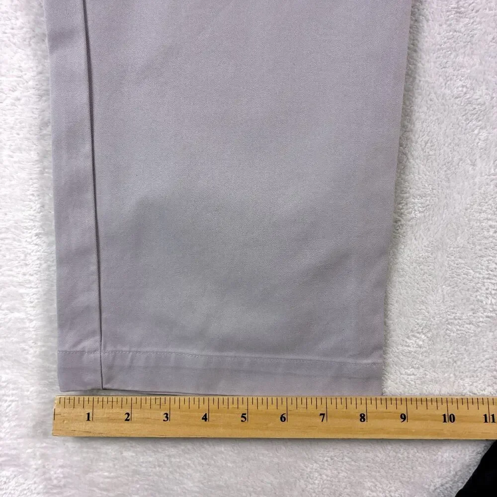 Peter Manning Pants Mens 36x29 Gray Chino Preppy New York Summer Classic USA